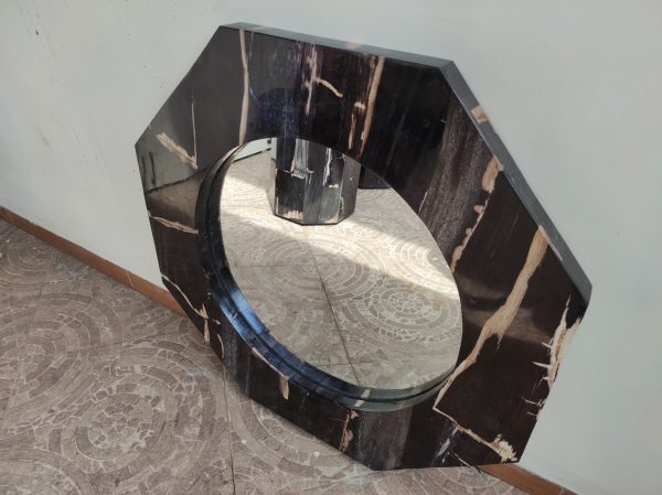 Petrified Wood Mirror Frame glossy 6
