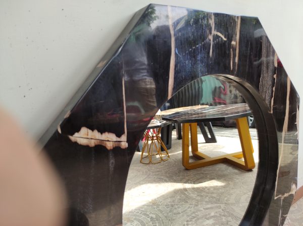 Petrified Wood Mirror Frame glossy 4